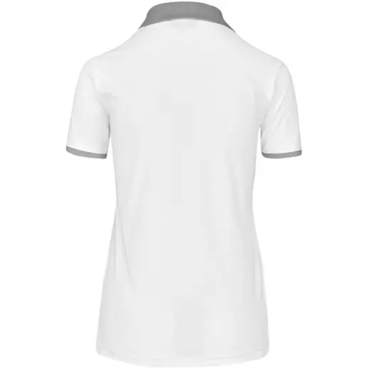 Ladies Caliber Golf Shirt White Back